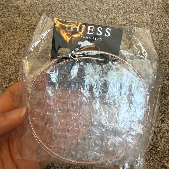 Guess Gold, Rose Gold, and Silver Hoop Earrings Set - Picture 4 of 6